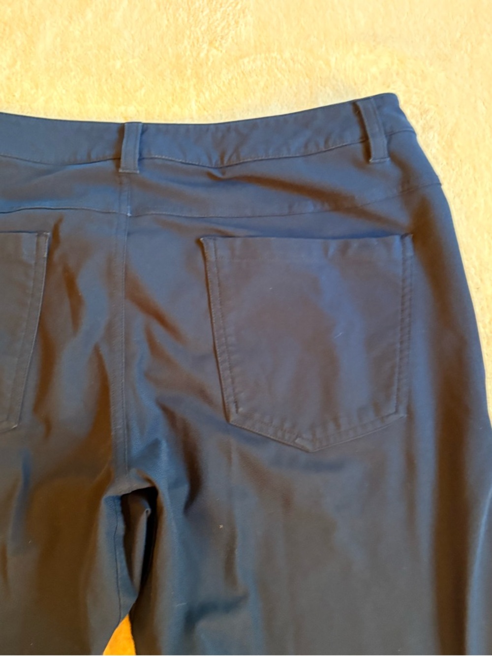 lululemon athletica ABC Navy Blue Men’s 5-Pocket Chinos Sz 33 - Picture 6 of 9